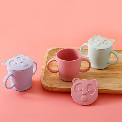 Baby Training Cup - Silicone with Lid - 140ml - Green Shop Online