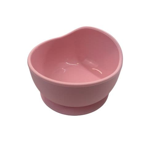 Baby Feeding Bowl - Suction Bowl Pastel Pink - Green Shop Online