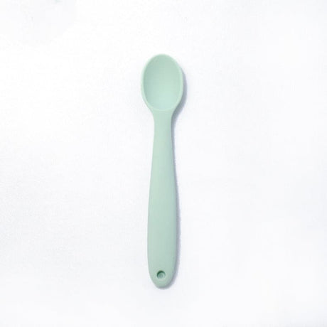 Silicone Baby Spoon - Green Shop Online