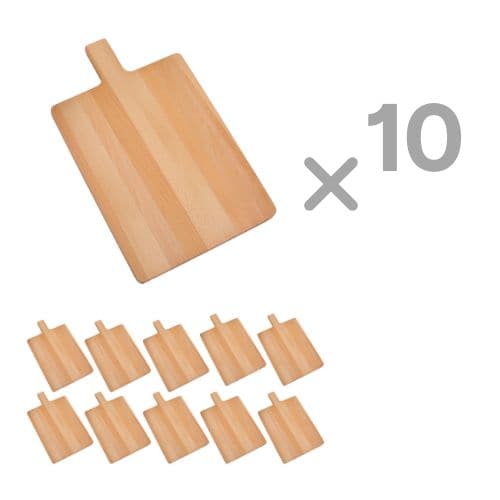 Beech Wood Cutting Board - Pack of 10