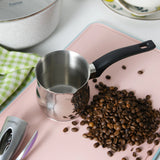 Induction-Friendly Stainless Steel Cezve – 680ml Premium Coffee - Green Shop Online