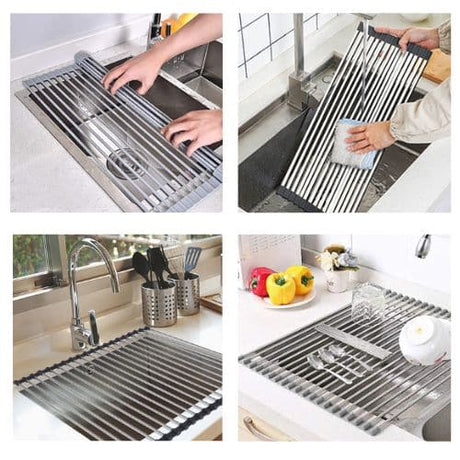 Foldable Dish Drying Rack - Green Shop Online