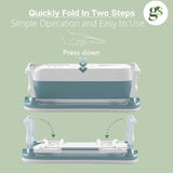 Adult Foldable Bath Tub - Regular 115 x 62 x 52 - Green Shop Online