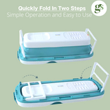 Adult Foldable Bath Tub - XXL 158 x 60 x 53 - Green Shop Online