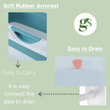 Adult Foldable Bath Tub - XXL 158 x 60 x 53 - Green Shop Online