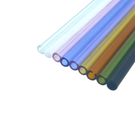 8mm Glass Straws Bent - Green Shop Online