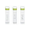 3 Pack of Glass Sports Bottle - 591ml - Green Shop Online