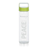 Peace Glass Sports Bottle 591ml – Green or Purple - Green Shop Online