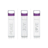 3 Pack of Glass Sports Bottle - 591ml - Green Shop Online
