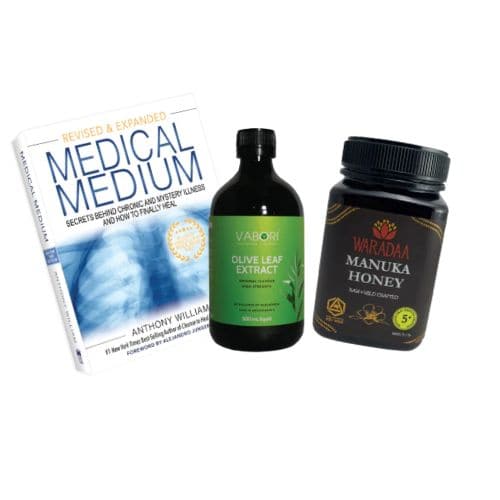 Medical Medium Book, Olive Leaf High Strength and Manuka Honey — Green shop Online