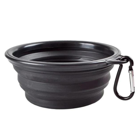 Pet Foldable & Portable Travel Bowl - 350ml - Green Shop Online