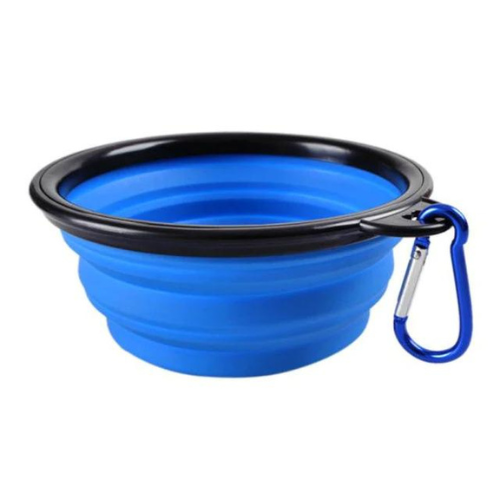 Pet Foldable & Portable Travel Bowl - 350ml - Green Shop Online
