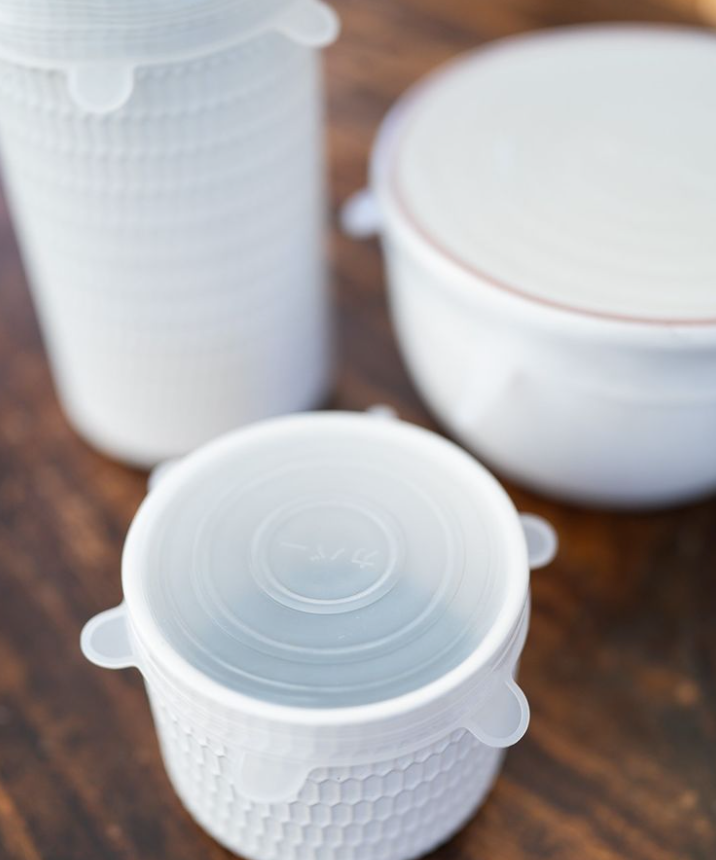 Reusable Silicone Bowl Covers - 6 x piece Twin set total 12pc - Green Shop Online