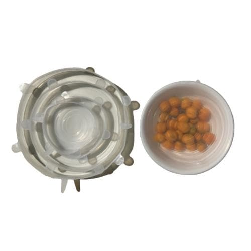 Reusable Silicone Bowl Covers - 6 x piece Twin set total 12pc - Green Shop Online