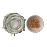 Reusable Silicone Bowl Covers - 6 x piece Twin set total 12pc - Green Shop Online