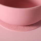 Baby Feeding Bowl - Suction Bowl Pastel Pink - Green Shop Online