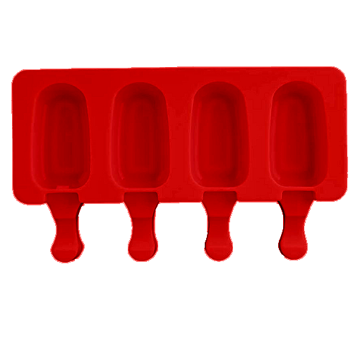 Silicone Ice Cream Moulds 4 with sticks