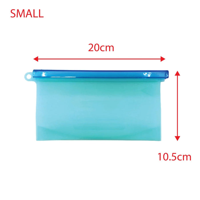 Reusable Silicone Food Storage Bag - 5 pack - Small 500ml