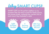 Reusable Silicone Smart Cups 4 pack - Blue Blend - Green Shop Online