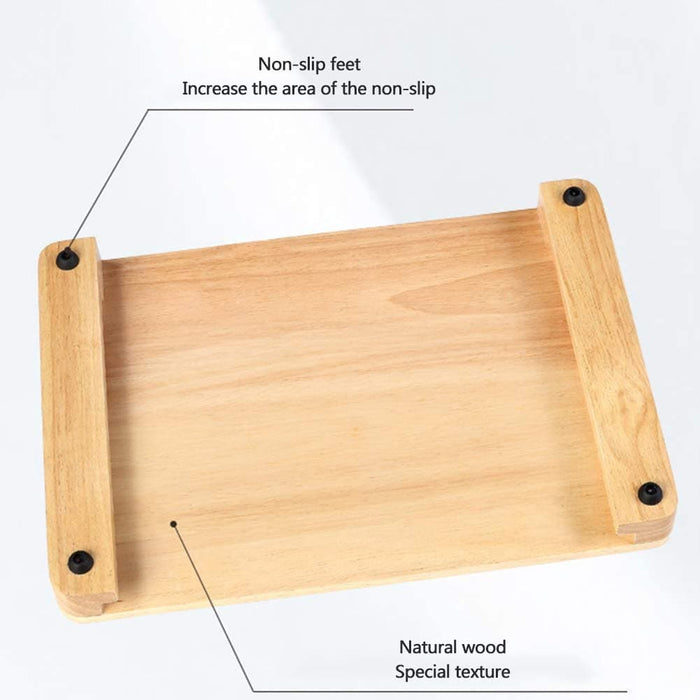 Wooden Cutting And Storage Board Plus 4 Color Coded Chopping Mats