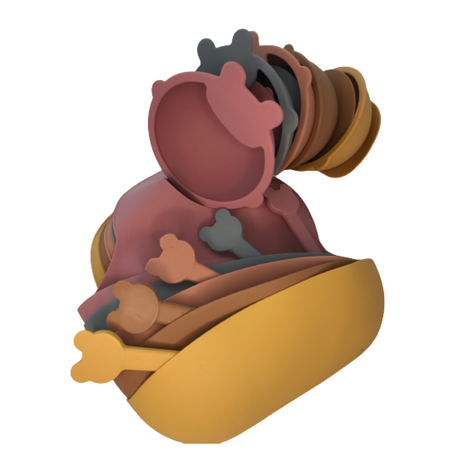 Silicone baby Bib & Bowl Pack - Multiple Colours - Green Shop Online