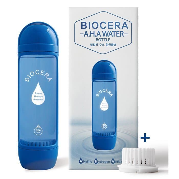 Biocera Water Bottle with extra filter cartridge
