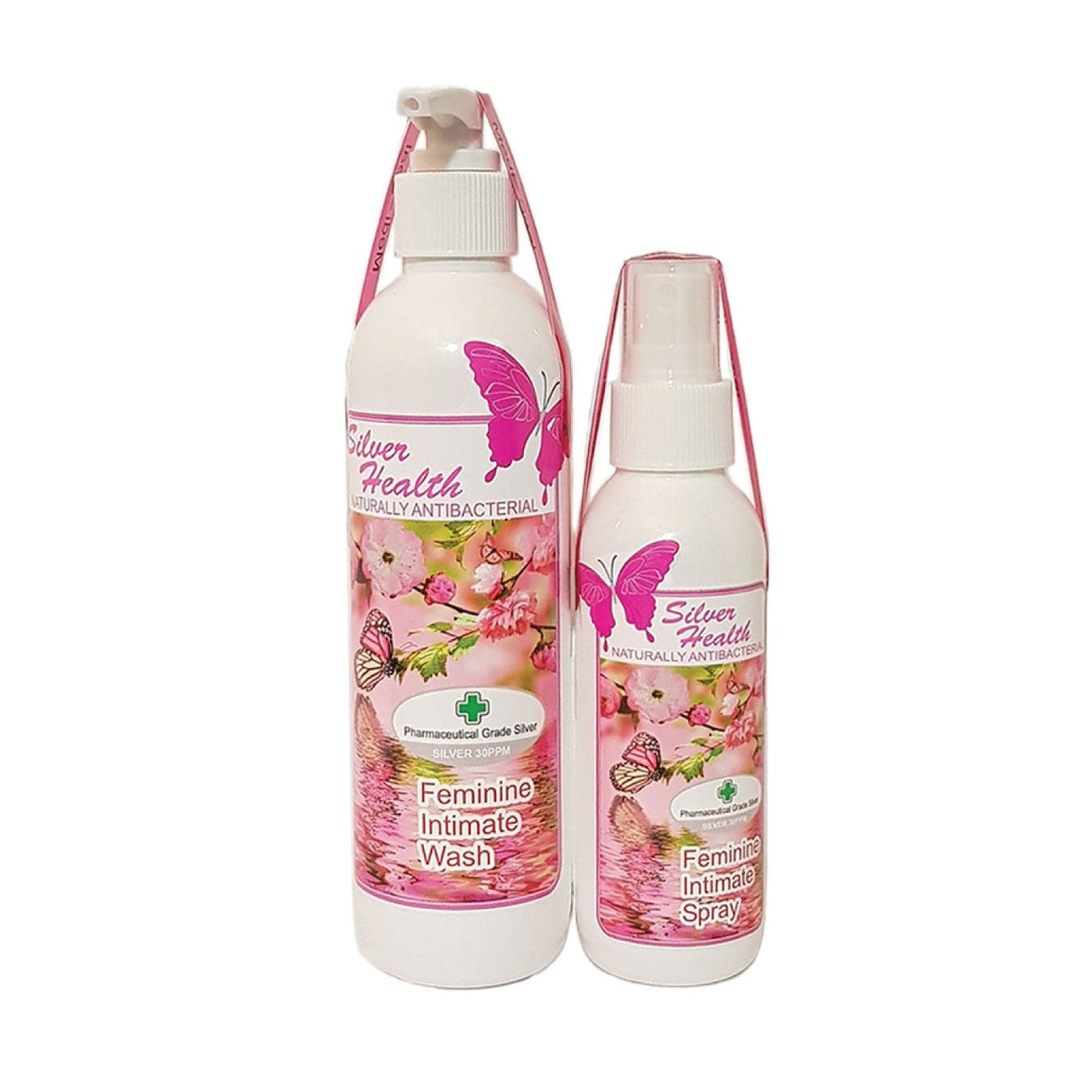 Feminine Intimate Silver Wash 250 mL & Gold & Silver Spray 125 mL pack - Green Shop Online