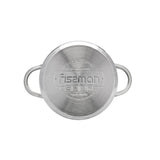 Mini Cooking pot 12 x 7.5cm 0.8 LTR with Glass Lid Stainless Steel - Green Shop Online