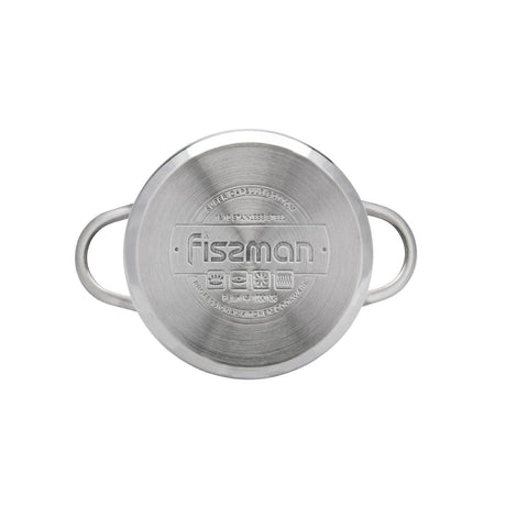 Mini Cooking pot 12 x 7.5cm 0.8 LTR with Glass Lid Stainless Steel - Green Shop Online