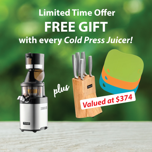 Commercial Cold Press Juicer – Chef CS600 + Knives & Board Set