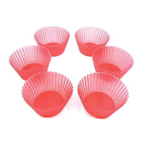 Flexible Silicone Cupcake Moulds – 6 Pack - Green Shop Online