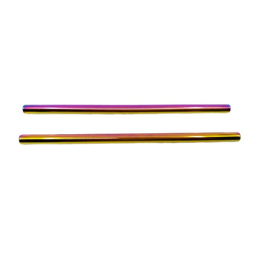 Rainbow 10mm Straws – Straight