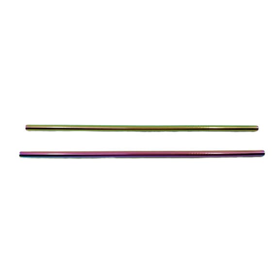Rainbow 6mm Straws – Straight - Green Shop Online