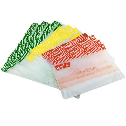 Reusable Silicone Food Bags Plus Smart Bags - 25 pack
