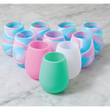 Reusable Silicone Smart Cups 4 pack - Blue Blend - Green Shop Online