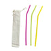 Silicone 8mm Straws – Bent 3 colours