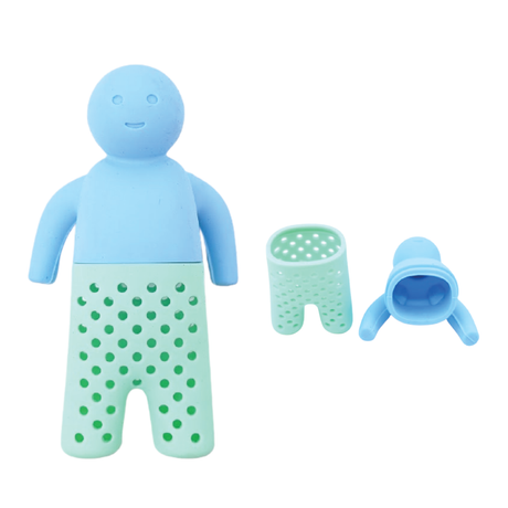 Silicone Tea Strainer Man - Green Shop Online