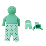 Silicone Tea Strainer Man - Green Shop Online