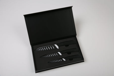 3 Piece Cara Ceramic Knife Set - Green Shop Online