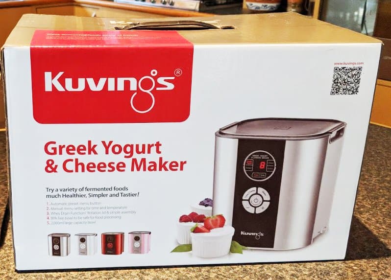 Kuvings Greek Yogurt and Cheese Maker - Silver